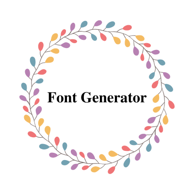 Number font 1 Stylish fonts 400 x 400