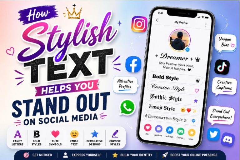 How Stylish Text Helps You Stand Out on Social Media